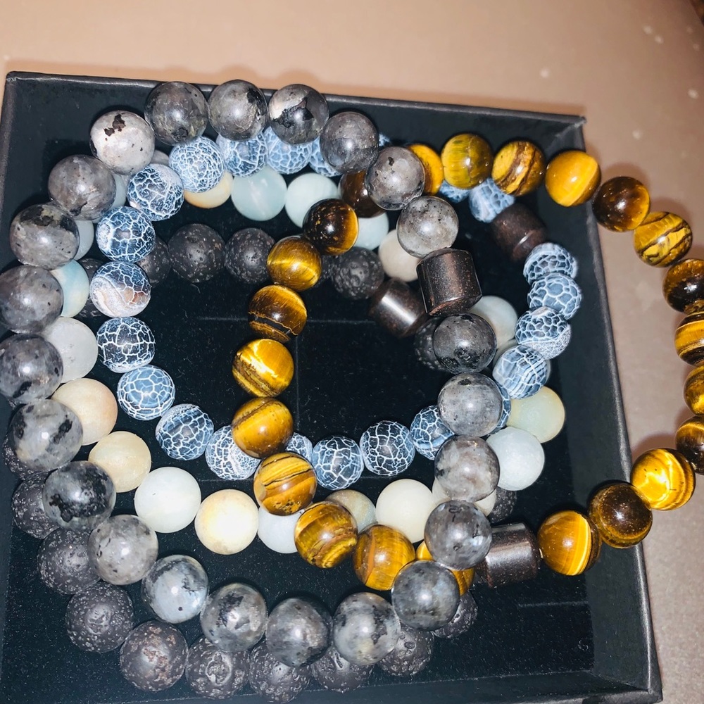 8mm Magnetic Beaded Bracelets - Picture 6 of 6